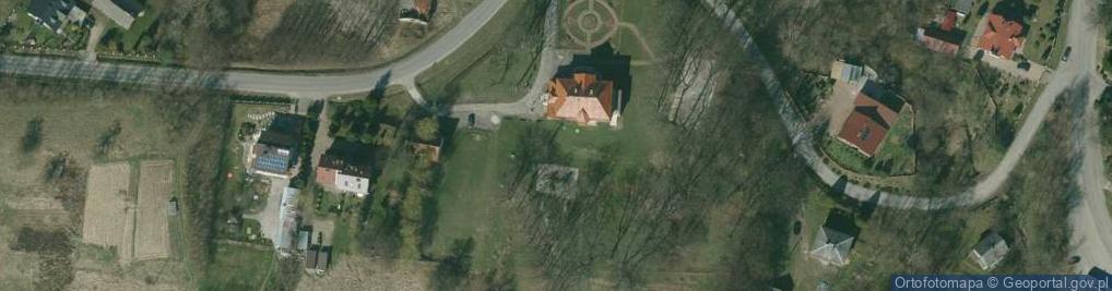 Zdjęcie satelitarne Dwór Kaczorowskich w Przeczycy