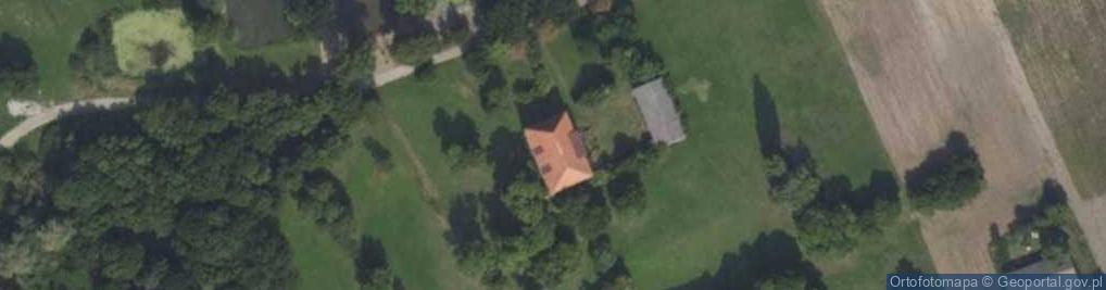 Zdjęcie satelitarne Dwór Łaszków