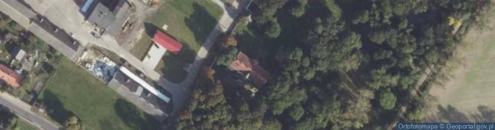 Zdjęcie satelitarne Dwór Niechłód - Schloss Nicheln
