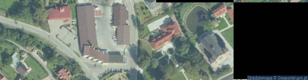 Zdjęcie satelitarne Dwór Targowskich w Tokarni