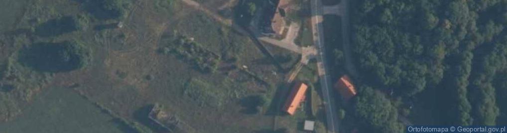 Zdjęcie satelitarne Dwór z XX w.