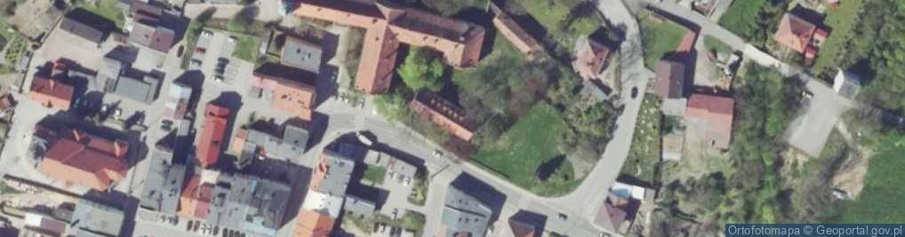 Zdjęcie satelitarne Gród kasztelański