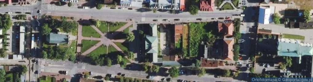Zdjęcie satelitarne Pałac Arcybiskupi