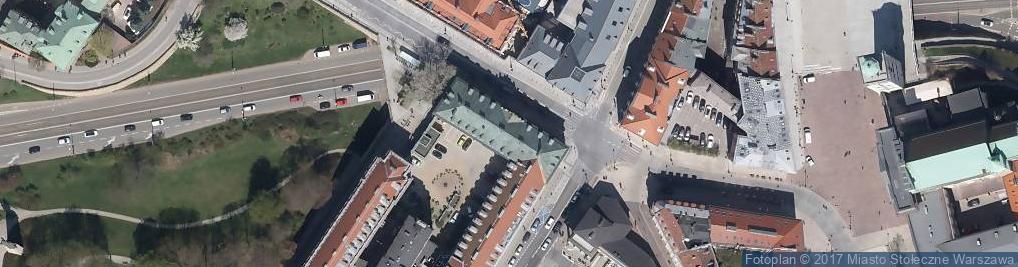 Zdjęcie satelitarne Pałac Biskupów Warszawskich