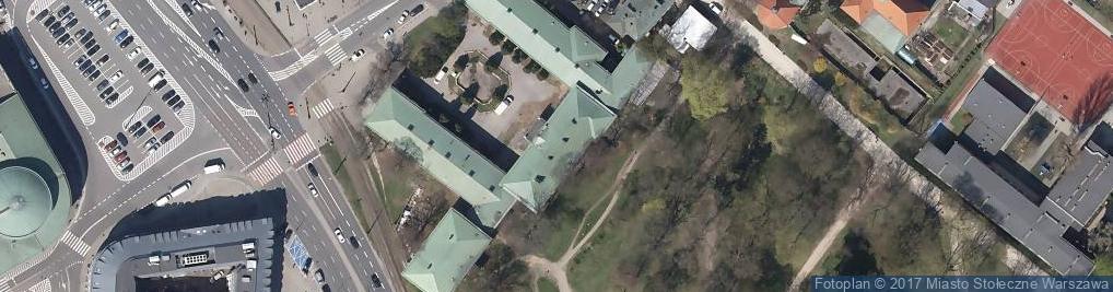 Zdjęcie satelitarne Pałac Błękitny - Zamoyskich