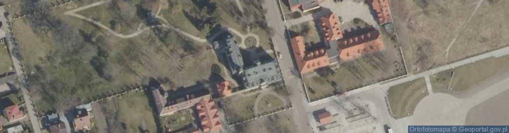 Zdjęcie satelitarne Pałac Buchholtz'ów