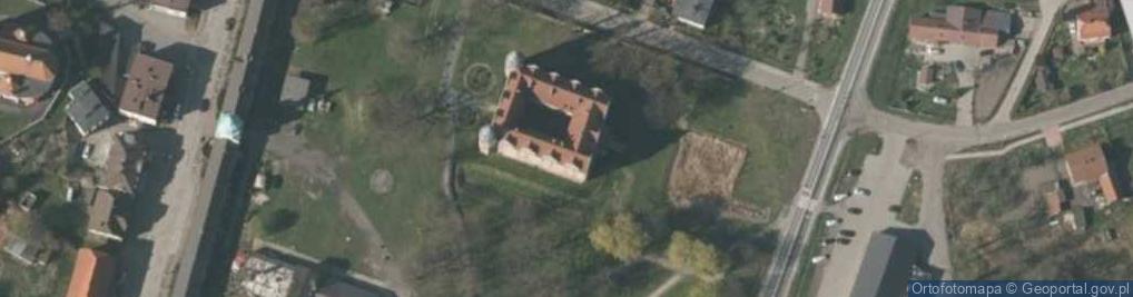 Zdjęcie satelitarne Pałac Fryderyka von Oppersdorffa