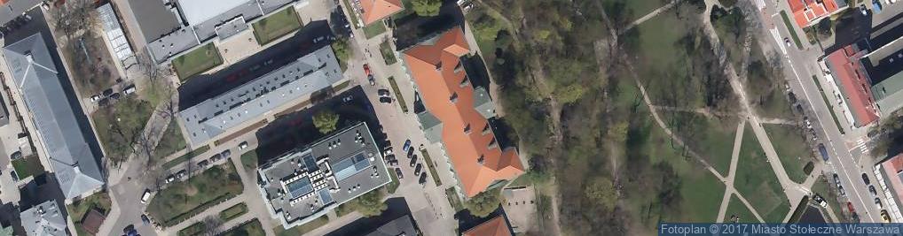 Zdjęcie satelitarne Pałac Kazimierzowski