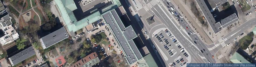 Zdjęcie satelitarne Pałac Ministrów
