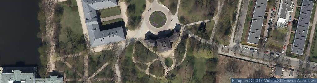 Zdjęcie satelitarne Pałac Myślewicki