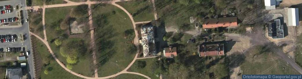 Zdjęcie satelitarne Pałac Plater-Zyberków