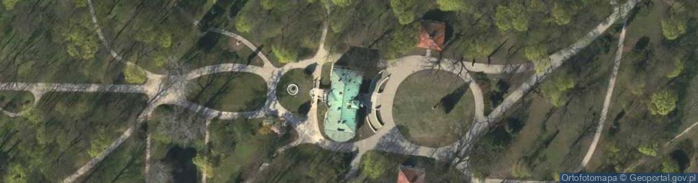 Zdjęcie satelitarne Pałac Potockich