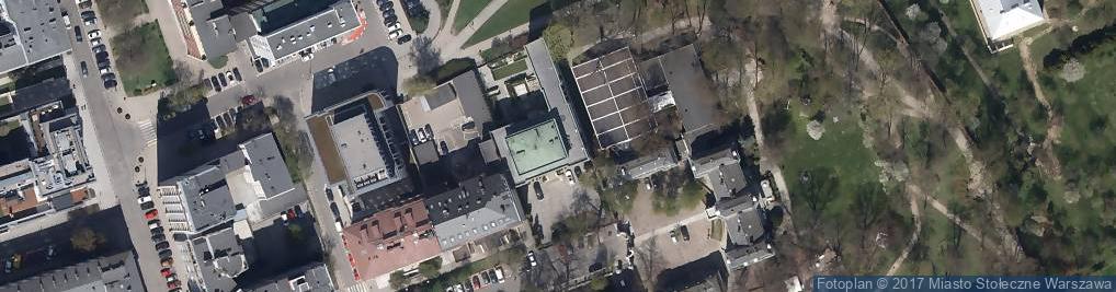 Zdjęcie satelitarne Pałac Przeździeckich