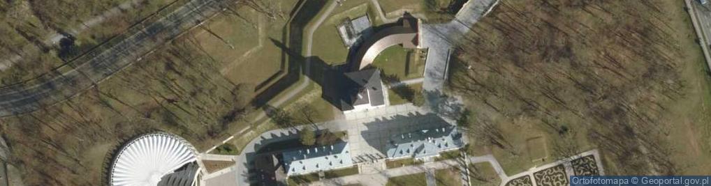 Zdjęcie satelitarne Pałac Radziwiłłów - rozebrany