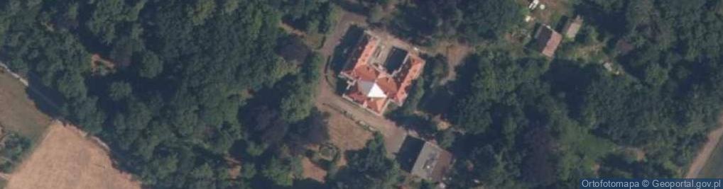 Zdjęcie satelitarne Pałac w Starościnie