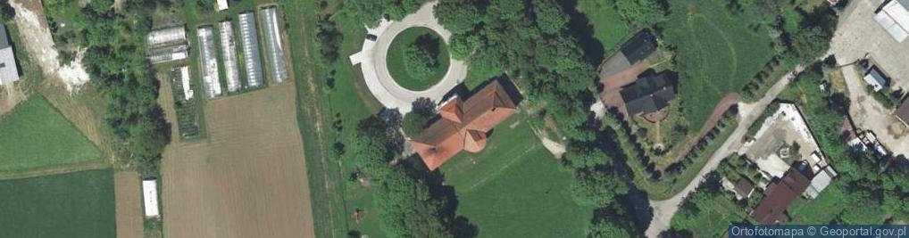 Zdjęcie satelitarne Pałac Wodzickich w Niedźwiedziu