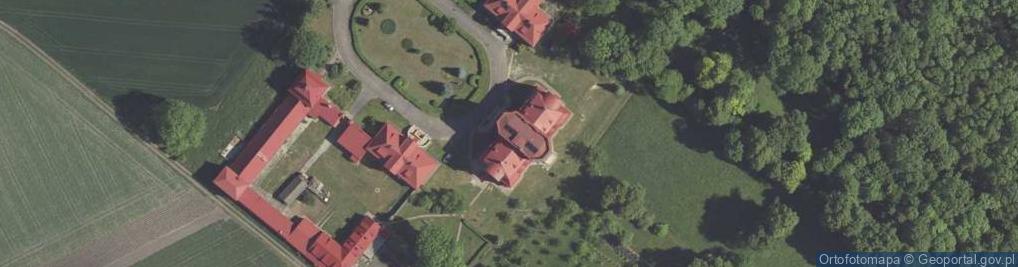 Zdjęcie satelitarne Pałac Zamoyskich
