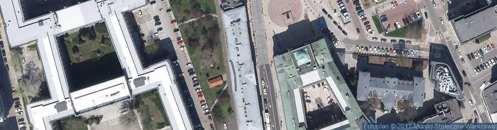 Zdjęcie satelitarne Pałac Zamoyskiej
