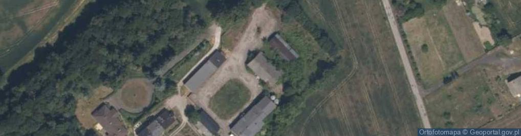 Zdjęcie satelitarne Zespół dworsko - parkowy w Dziepołci