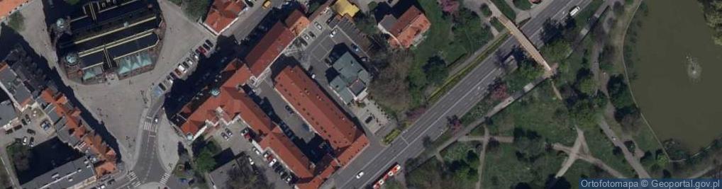 Zdjęcie satelitarne KM PSP Legnica