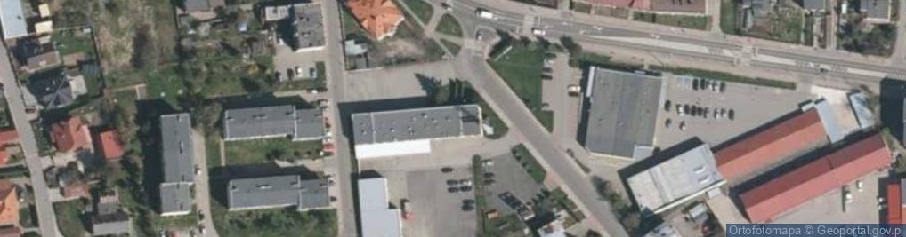 Zdjęcie satelitarne KP PSP Głubczyce