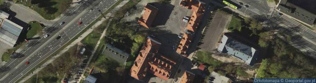 Zdjęcie satelitarne KW PSP Olsztyn
