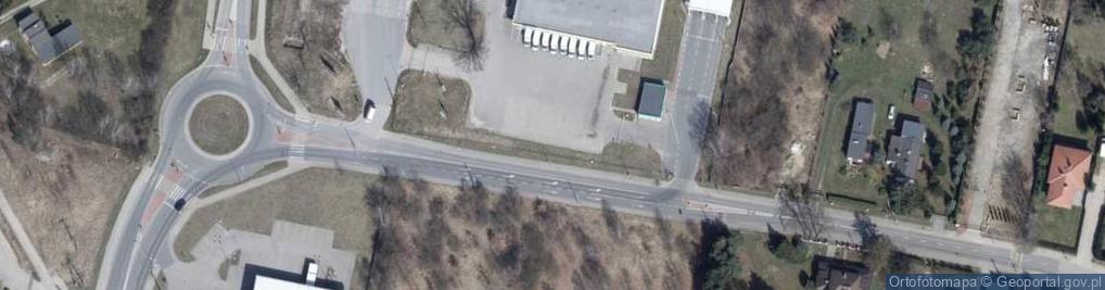 Zdjęcie satelitarne Łódzki Rynek Hurtowy Zjazdowa