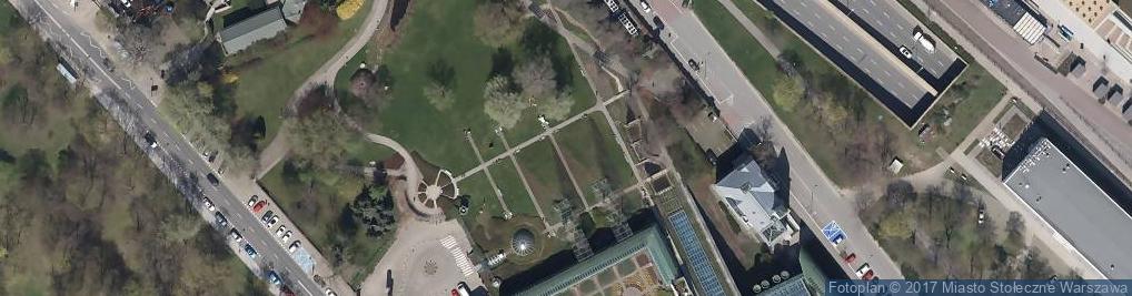 Zdjęcie satelitarne Biblioteka Uniwersytecka