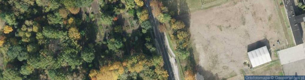 Zdjęcie satelitarne Miejski Ogród Botaniczny w Zabrzu