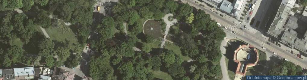 Zdjęcie satelitarne Ogród - Barbakan