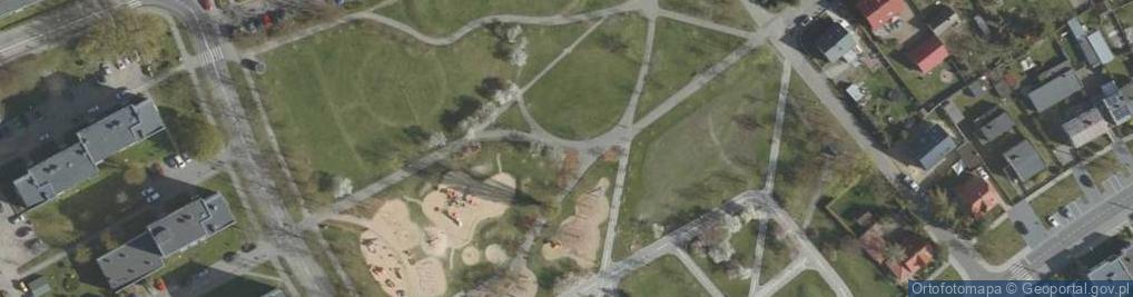 Zdjęcie satelitarne Park 600-lecia