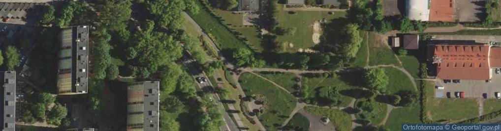 Zdjęcie satelitarne Park 700-lecia