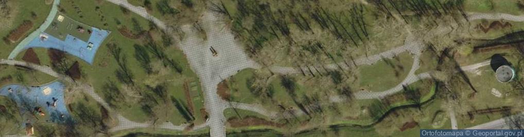 Zdjęcie satelitarne Park Błonia