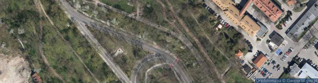 Zdjęcie satelitarne park im. Broniewskiego