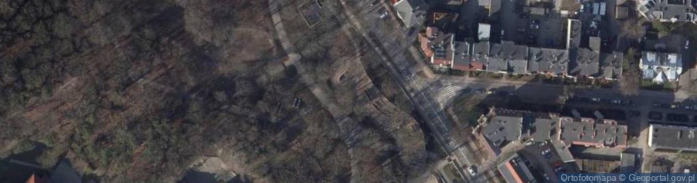 Zdjęcie satelitarne Park im. Fryderyka Chopina