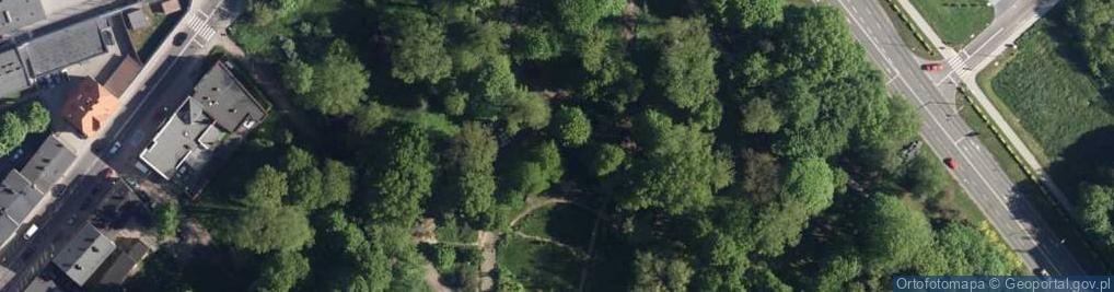 Zdjęcie satelitarne Park im. gen. Tadeusza Kościuszki