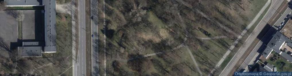 Zdjęcie satelitarne Park im. Juliusza Słowackiego