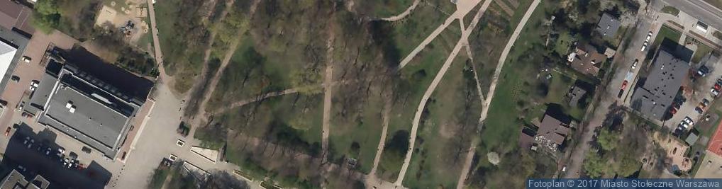 Zdjęcie satelitarne Park im. Stefana Wiecheckiego Wiecha