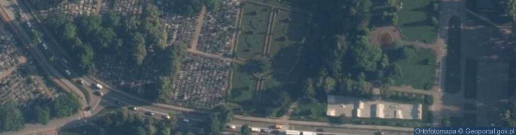 Zdjęcie satelitarne Park Jana Pawła II