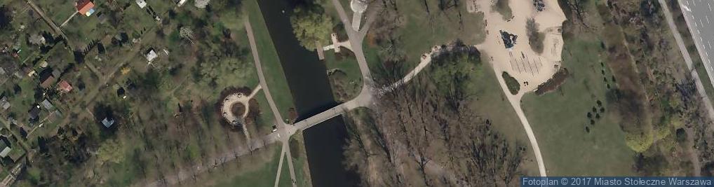 Zdjęcie satelitarne Park Kępa Potocka