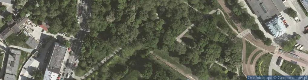Zdjęcie satelitarne Park Kleparski