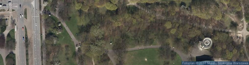 Zdjęcie satelitarne Park Królikarnia