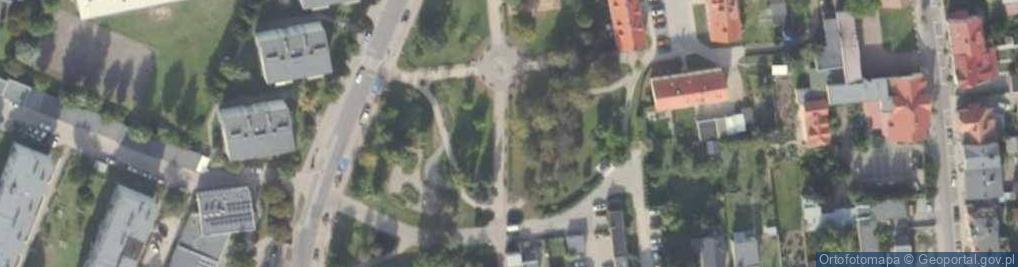 Zdjęcie satelitarne Park ks. Janusza Ostrowskiego