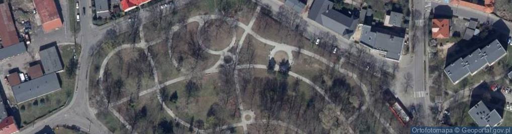 Zdjęcie satelitarne Park Miejski im. gen. Tadeusza Kościuszki