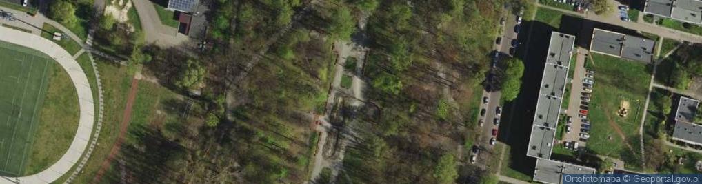 Zdjęcie satelitarne Park Młodzieży