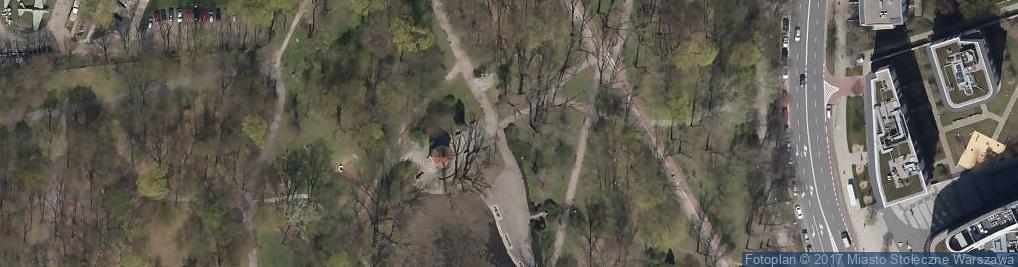 Zdjęcie satelitarne Park na Książęcem