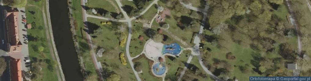 Zdjęcie satelitarne Park na Wyspie