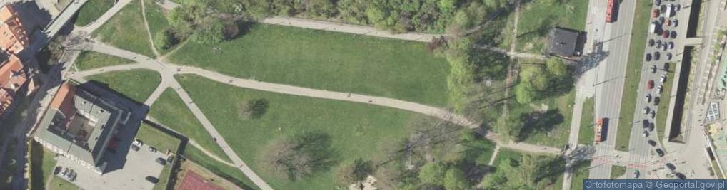 Zdjęcie satelitarne Park Podzamcze