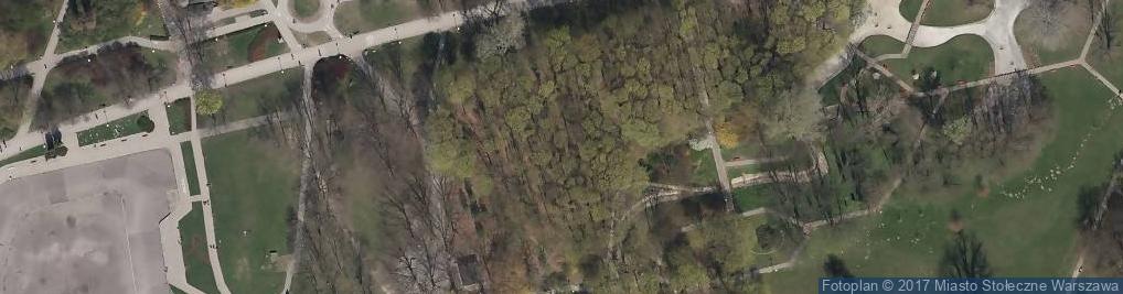 Zdjęcie satelitarne Park Pole Mokotowskie im. marsz. Józefa Piłsudskiego