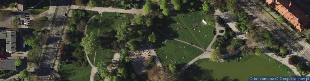 Zdjęcie satelitarne Park Stanisława Tołpy